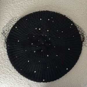 Jennifer Behr veiled French beret